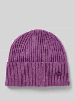CK Calvin Klein Beanie van lamswolmix met labelapplicatie