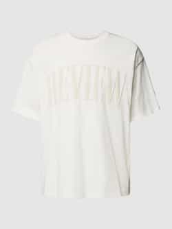 REVIEW Oversized T-shirt met labelprint