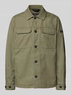 S.Oliver RED LABEL Regular fit overhemdjack in Utility-look