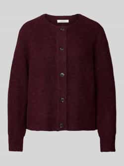 SELECTED FEMME Dames Truien & Vesten Slflulu Ls Knit Short Cardigan Bordeaux