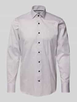 OLYMP SIGNATURE SLIM FIT Slim fit zakelijk overhemd met kentkraag model 'Savio'