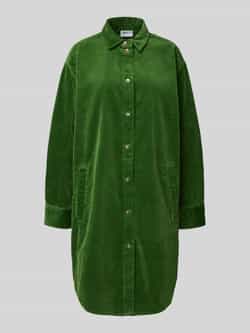 Jake*s Casual Knielange overhemdjurk van corduroy