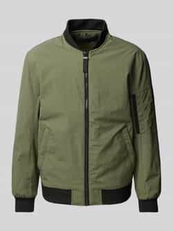 Tom Tailor Denim Regular fit bomberjack met drukknoopzakken