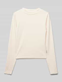 Garcia Shirt met lange mouwen in riblook