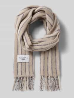 Marc O'Polo DENIM Wollen sjaal met alpaca