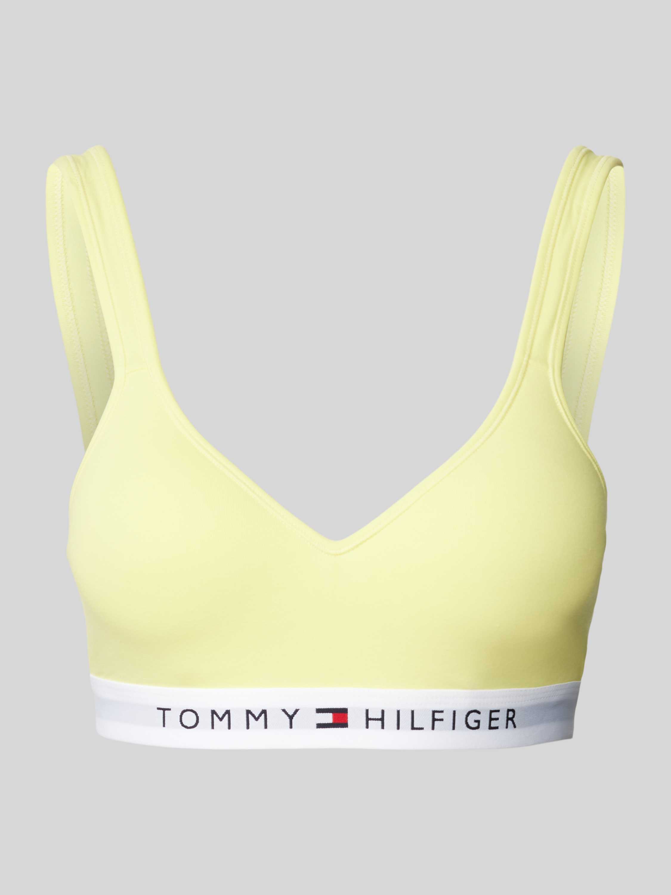 Tommy Hilfiger Bustier in effen design met labeldetail