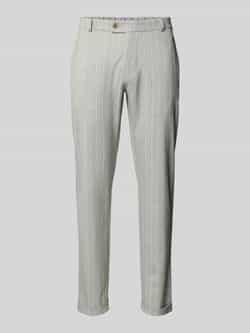 CG Club of Gents Tapered fit stoffen broek met applicaties model 'Clow'