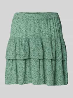 Only Uitlopende minirok van pure viscose model '30 BERYL'