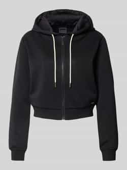 Guess Activewear Sweatjack met capuchon model '3D PEONY'