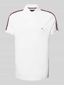 Tommy Hilfiger Poloshirt SHADOW GS REG POLO Strepen in Tommy kleur op de schouder