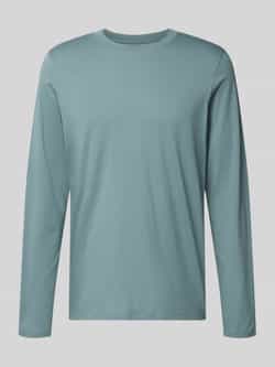 Schiesser Shirt met lange mouwen en geribde ronde hals