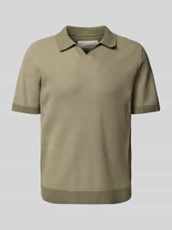 Jack & Jones Premium Regular fit poloshirt met V-hals model 'CEASTON'
