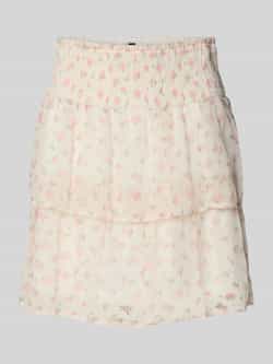 Vero Moda Uitlopende minirok met all-over motief model 'SMILLA'