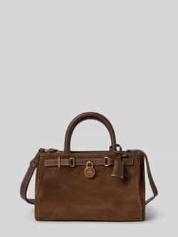 Tommy Hilfiger Draagtas AMERICAN ICON MINI TOTE SUEDE LE dames handtas schoudertas met siergespen en sierslot