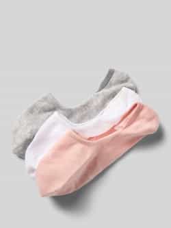 CK Calvin Klein Sokken met logostitching in een set van 3 paar model 'Footie'