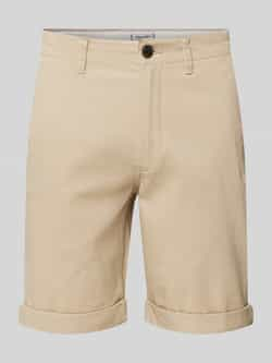 Jack & jones Regular fit korte chino met riemlussen model 'DAVE'