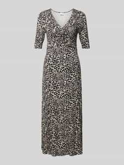 Kaffe Midi-jurk met V-hals model 'sivani'