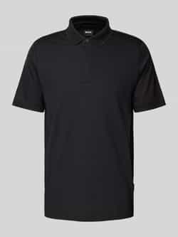 Boss Poloshirt met labeldetail