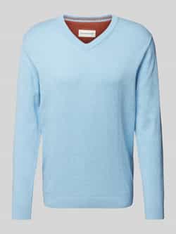 Tom Tailor Regular fit gebreide pullover van zuiver katoen