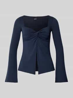 Gina Tricot Shirt met lange mouwen in wikkellook