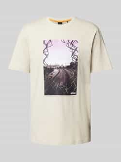 Boss Orange T-shirt met motiefprint model 'Urban'