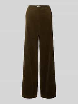 Marc O'Polo Wide leg corduroy broek van puur katoen