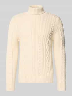 Superdry Gebreide pullover met kabelpatroon model 'Jacob'