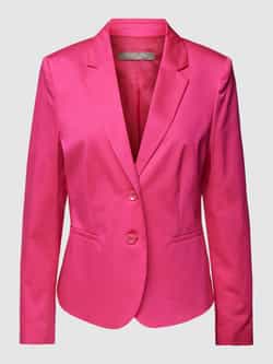 Christian Berg Woman Selection Regular fit blazer met reverskraag en paspelzakken