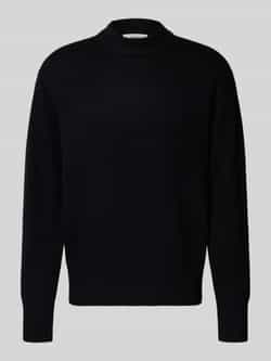 Selected Homme Relaxed fit gebreide pullover van een mix van wol en kasjmier model 'Calle'