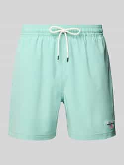 Polo Sport Relaxed fit zwembroek met labelstitching model 'TRAVLER'
