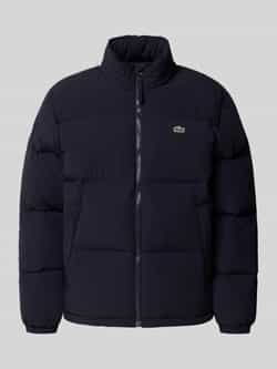 Lacoste Regular fit donsjack met opstaande kraag en geïntegreerde capuchon