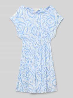 Tom Tailor Getailleerde mini-jurk met all-over motief