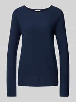 Tom Tailor Regular fit gebreide pullover van ademende katoenmix