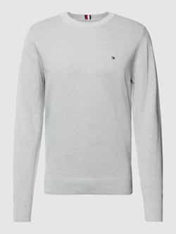 Tommy Hilfiger Gebreide pullover met labelstitching model 'CHAIN'