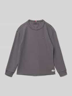 Tommy Hilfiger Teens Regular fit shirt met lange mouwen in wafellook