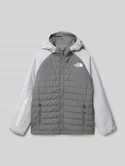 The North Face Gewatteerd jack met labelprint model 'NEVER STOP'