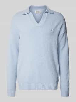 Drykorn Gebreide pullover met ribboorden model 'RUSTINO'