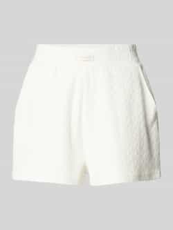 Guess Activewear Korte regular fit broek met structuurmotief model 'LOLA'