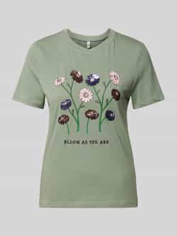 Only Regular fit T-shirt van puur katoen model 'KITA'