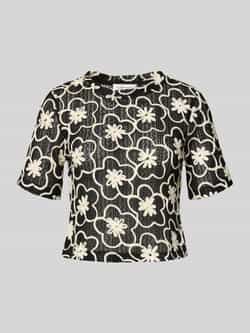 GUIDO MARIA KRETSCHMER WOMAN Kort blouseshirt met ronde hals