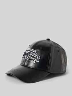 Von Dutch Baseballpet in leerlook model 'DETROID'