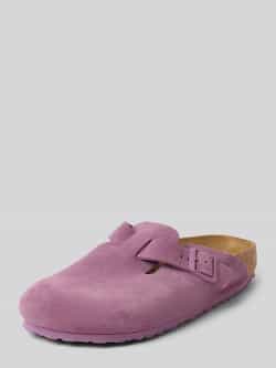 Birkenstock Huisschoenen met logodetail model 'Boston'