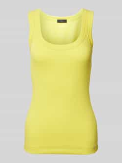 Marc Cain Sportieve Tanktop met Stretch Yellow Dames