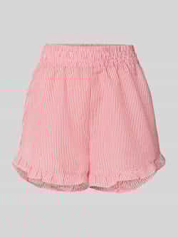 A-view Relaxed fit korte broek met structuurmotief model 'Sonja'