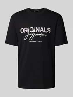 Jack & Jones T-shirt JORARUBA AOPBRANDING TEE SS CREW NECK LN