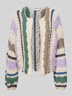 Jake*s Casual Cardigan met ballonmouwen