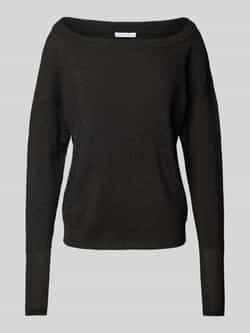 PATRIZIA PEPE Gebreide pullover met boothals