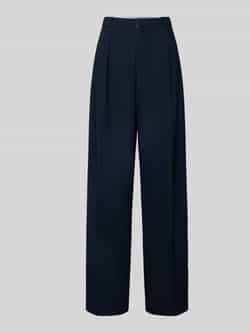 Boss Orange Regular fit stoffen broek met bandplooien model 'Tansura'