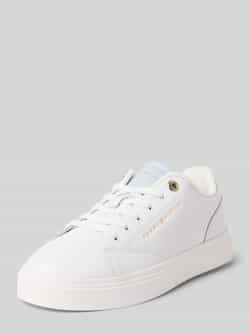 Tommy Hilfiger Low-top-sneakers van leermix
