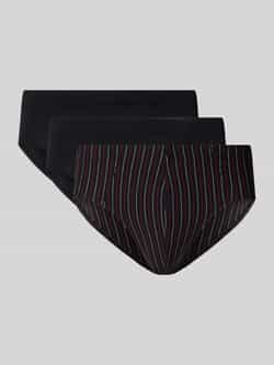 Schiesser Slim fit slip van katoenmix in een set van 3 stuks model 'Supermini'